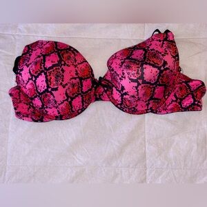 Coco Lingerie Neon Pink and Black Bra